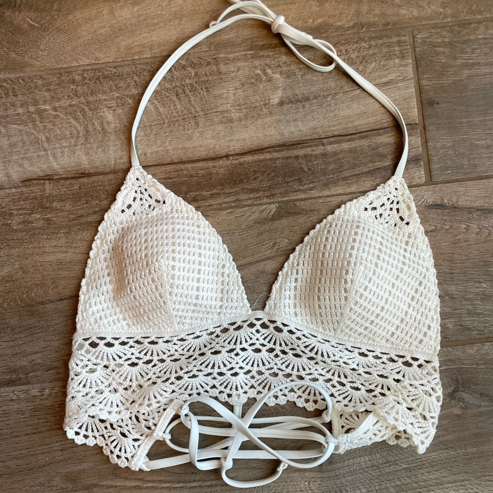 AE crochet swim top